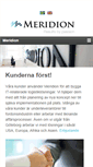 Mobile Screenshot of meridion.se